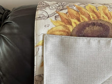 Load image into Gallery viewer, Headrest Cover for furniture "Sunflower" slipcover