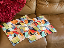 Load image into Gallery viewer, 3 PC. Headrest and Armrest Cover set. Multi color