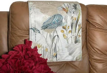 Cargar imagen en el visor de la galería, Headrest Cover with Swan design. Furniture Protector