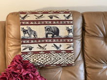 Load image into Gallery viewer, Headrest Cover for Furniture with Bear & Geese Themed Design- Slipcover