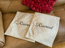 Load image into Gallery viewer, 3 PC.Headrest Cover furniture slipcover set "Reserved "