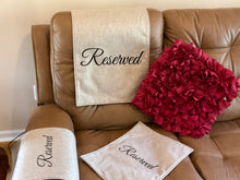 Load image into Gallery viewer, 3 PC.Headrest Cover furniture slipcover set "Reserved "