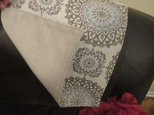 Cargar imagen en el visor de la galería, Headrest Cover for Furniture, Blue Medallion Theme Slipcover Furniture Protector