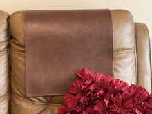 Cargar imagen en el visor de la galería, Brown Vinyl Headrest Cover 17x27