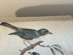 Headrest Covers for Furniture with "Birds" Theme on Slipcover