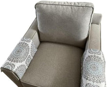 Cargar imagen en el visor de la galería, Armrest Covers &quot; Blue Medallion &quot; Design
