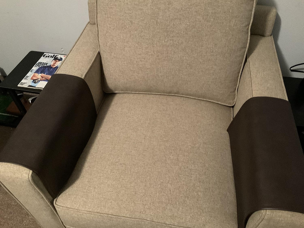 Vinyl Armrest Covers- Chocolate Brown