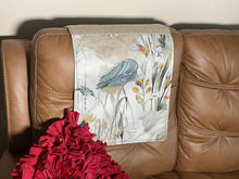 Cargar imagen en el visor de la galería, Headrest Cover with Swan design. Furniture Protector
