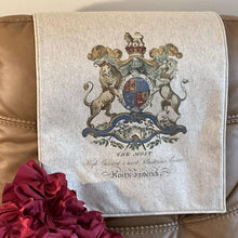 Load image into Gallery viewer, Headrest Cover for Furniture, with a &quot;Crest&quot; Emblem - Slipcover
