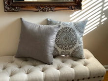 Load image into Gallery viewer, Set of Decorative Pillows- Blue Medallion
