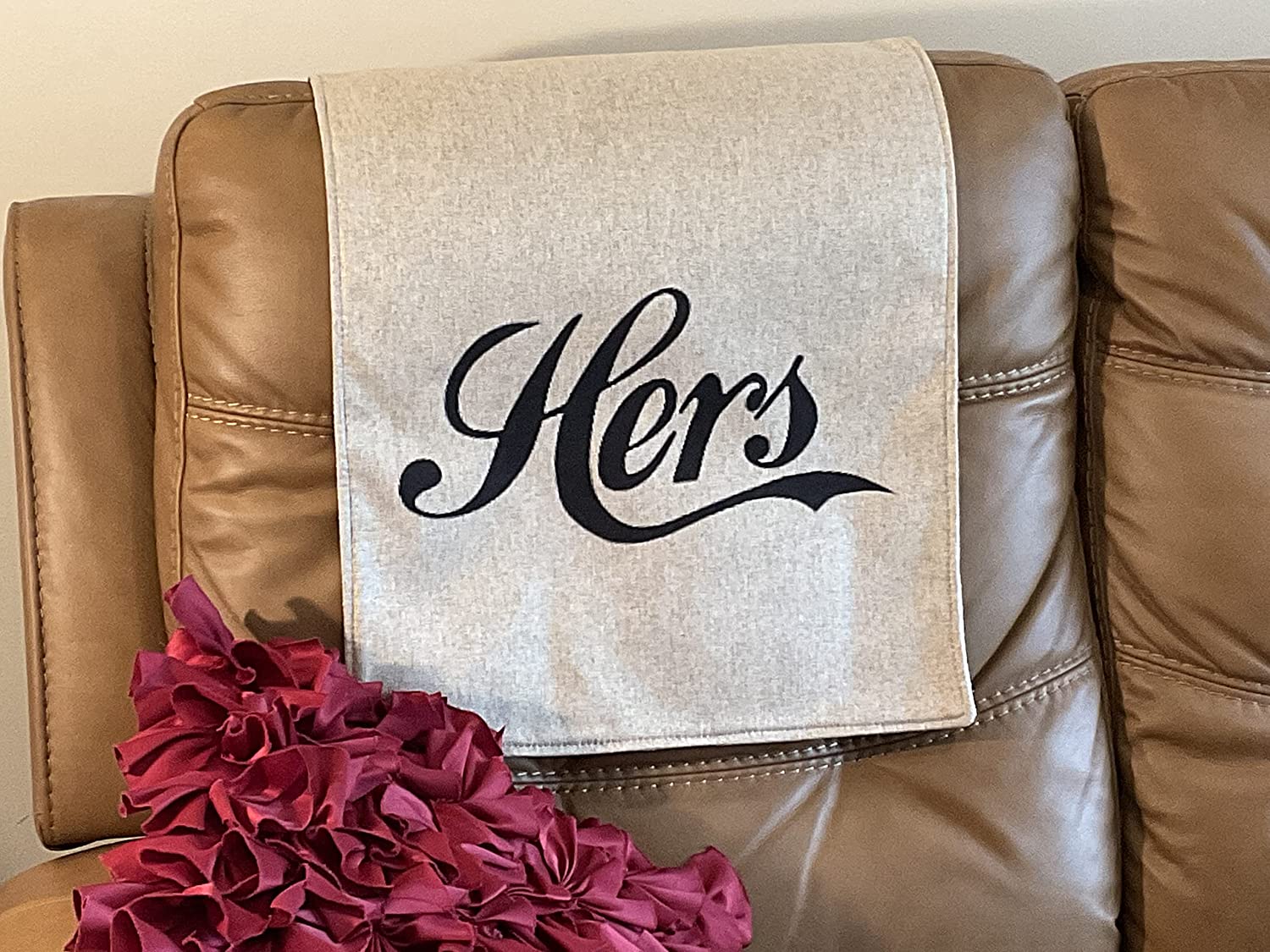 Recliner headrest protector cover deals
